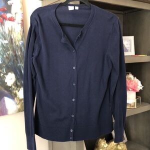 GAP Button Down Crew Neck Cardigan